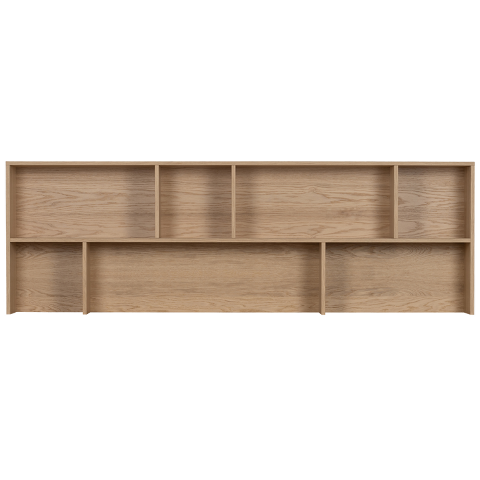 WOOOD New Gravure Opzetkast B 200 cm - Eiken - Naturel