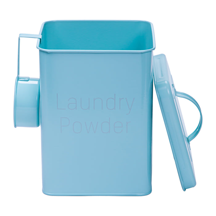 QUVIO Waspoeder box - Metaal - Blauw