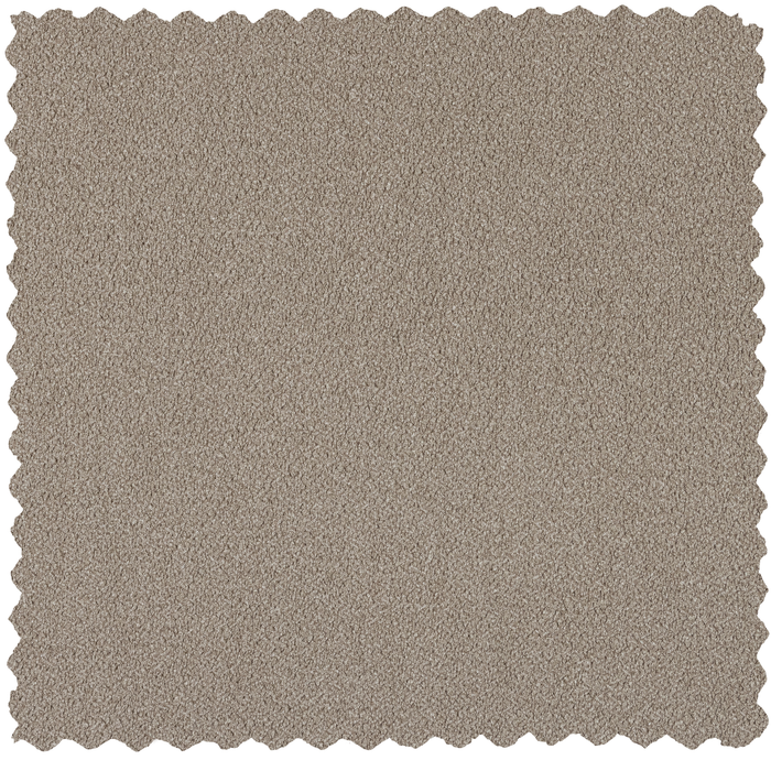 WOOOD Coco 3-Zits Ronding Links - Bouclé - Zand - 70x230x138