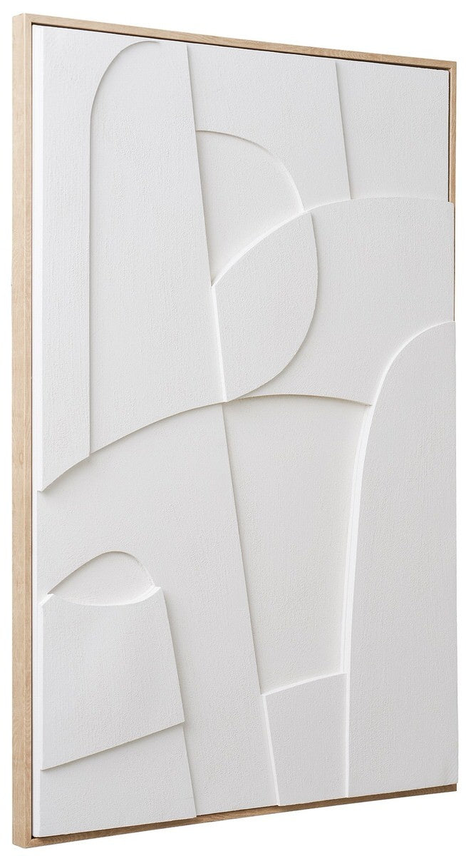 House Nordic Madeline Witte Relief Wanddecoratie Motief Twee