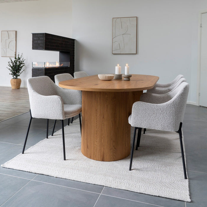 House Nordic Madeline Witte Relief Wanddecoratie Motief Twee