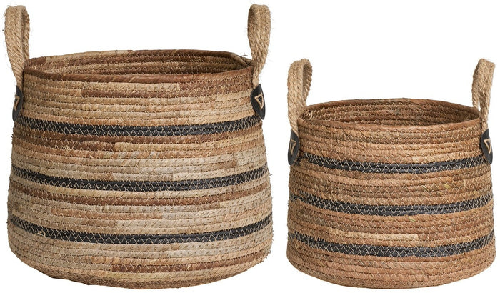 House Nordic Erba Natural Bananenblad Mandenset