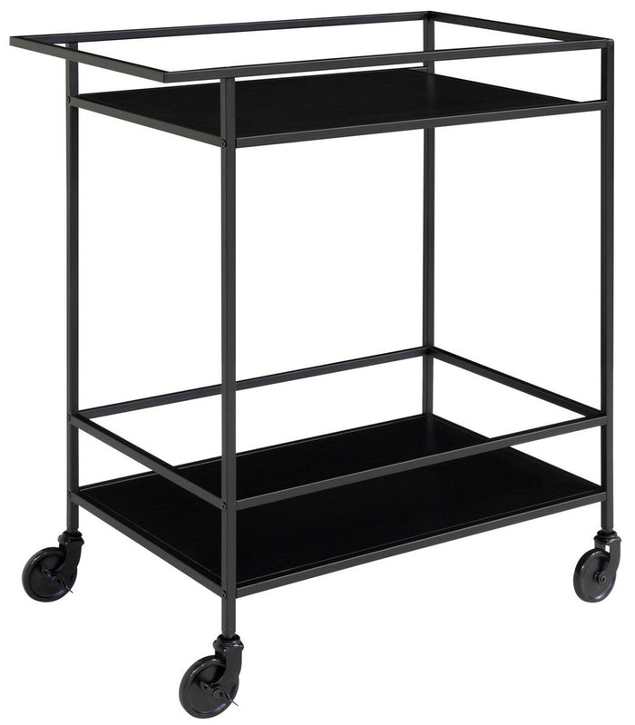 House Nordic Vita Zwarte Serveerwagen