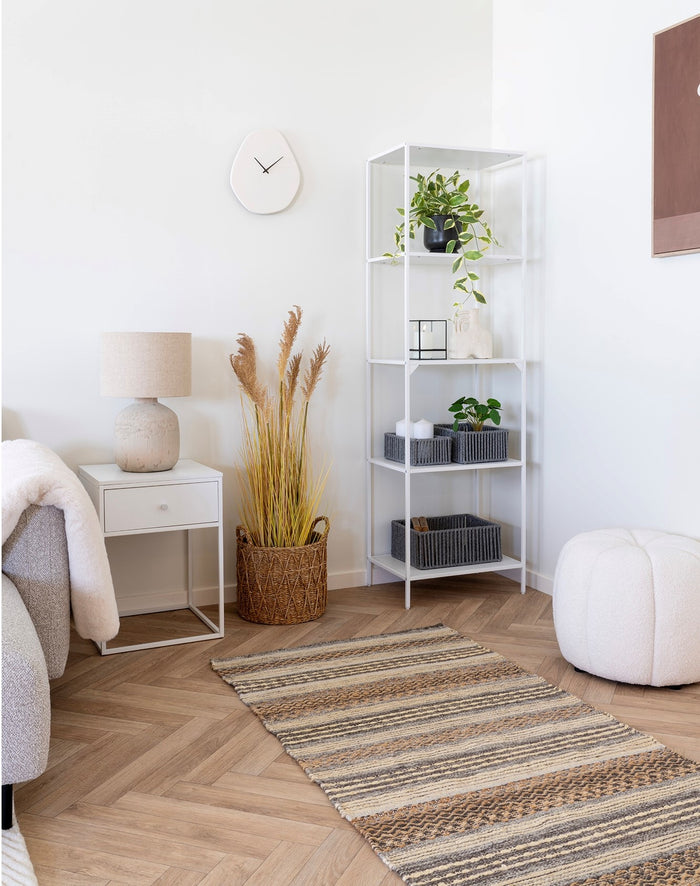 House Nordic Vieanna Organisch Wandklok Gebroken Wit