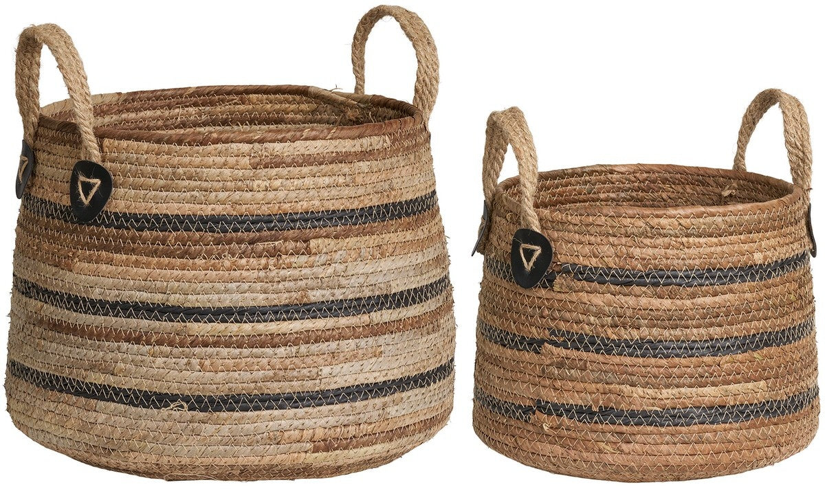 House Nordic Erba Natural Bananenblad Mandenset