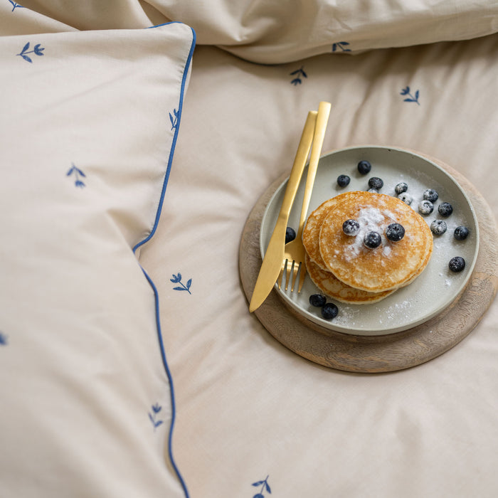 Walra Spring Tulips Dekbedovertrek 140 x 220 cm - Zand