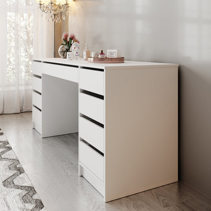 Meubella - Kaptafel Arco 2 - Wit - 154 cm