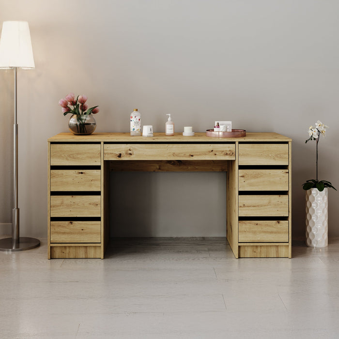 Meubella - Kaptafel Arco 2 - Eiken - 154 cm