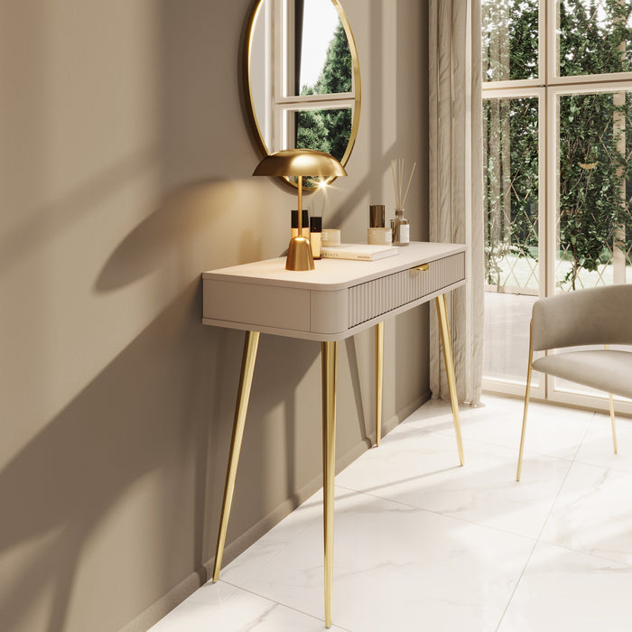 Meubella - Kaptafel Lima - Beige - 100 cm