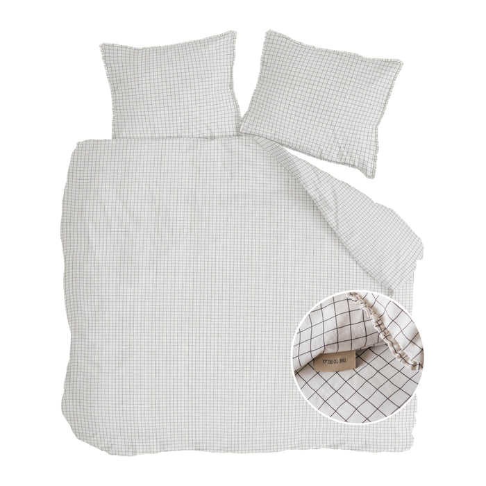 Walra Crossed Lines Dekbedovertrek 240 x 220 cm