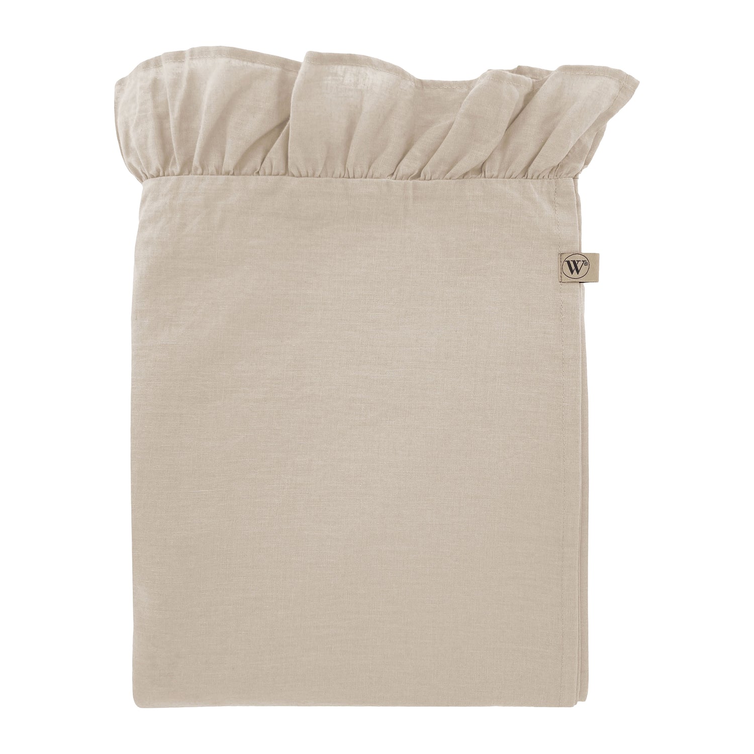 Walra Lovely Linen Ruffles Tafelkleed - Naturel