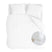 Walra Vintage Satin Dekbedovertrek 200 x 220 cm - Wit
