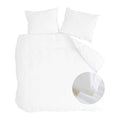 Walra Vintage Satin Dekbedovertrek 240 x 220 cm - Wit