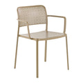 Kartell Audrey Eetkamerstoel met Armleuningen - Beige