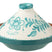 J-Line tajine Granada - keramiek - wit|aqua