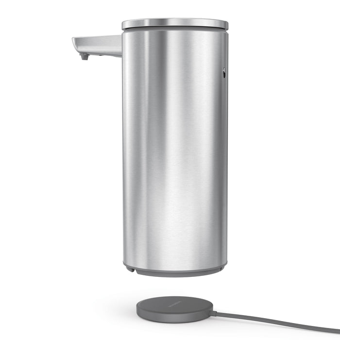 Simplehuman - Zeepdispenser 414 ml met Sensor en Wireless Charger en Caddy
