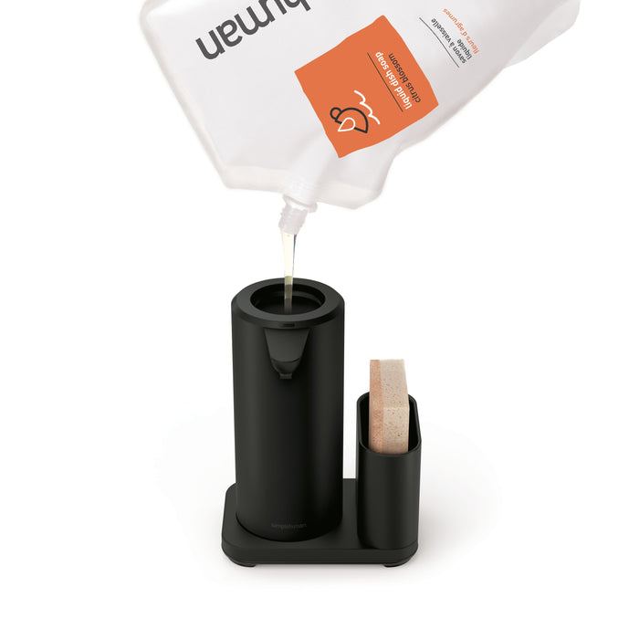 Simplehuman - Zeepdispenser 414 ml met Sensor en Wireless Charger en Caddy