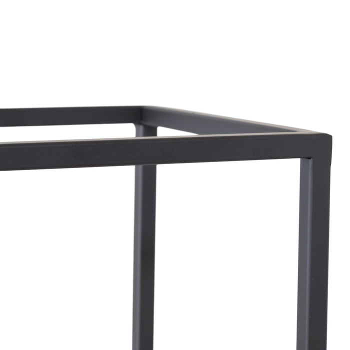 LOFT42 Stormy Paraplubak -  Zwart - Metaal