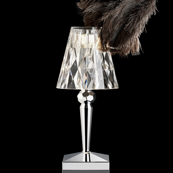 Kartell Battery Oplaadbare Tafellamp - Chrome