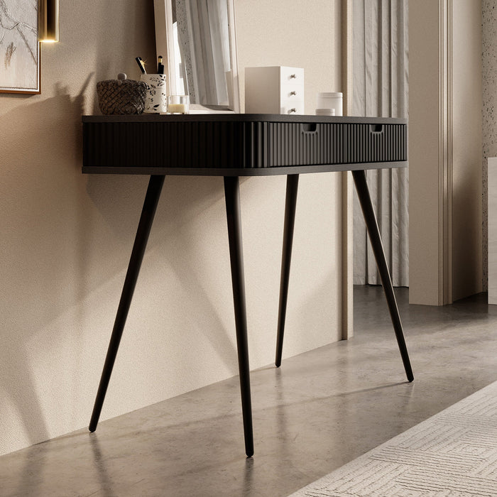 Meubella - Kaptafel Zakari - Zwart - 103 cm