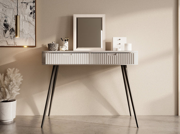 Meubella - Kaptafel Zakari - Beige - 103 cm