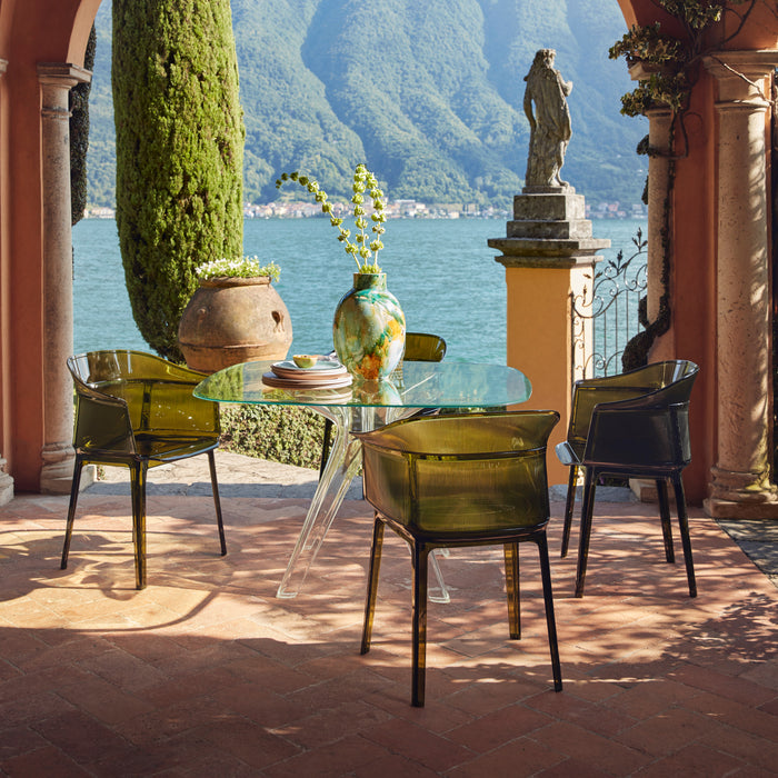 Kartell Papyrus Eetkamerstoel - Olive Green