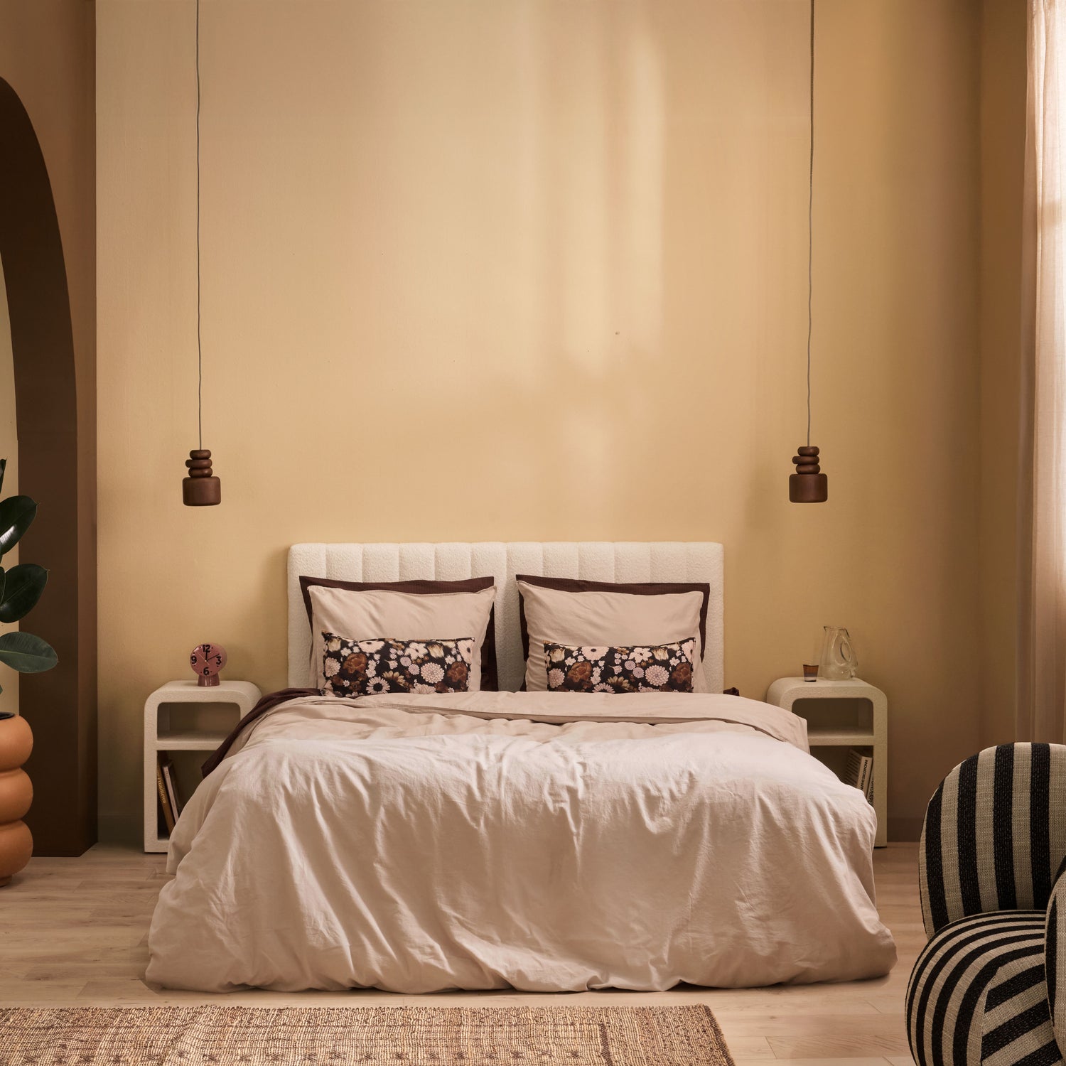 by fonQ Fresh Dekbedovertrek 200 x 200/220 cm - Dusty Sand