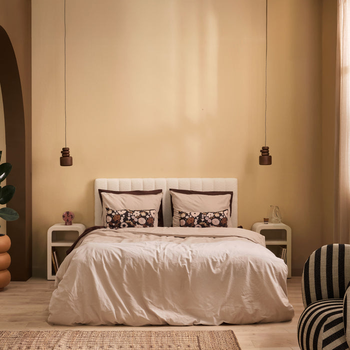 by fonQ Fresh Dekbedovertrek 200 x 200/220 cm - Dusty Sand