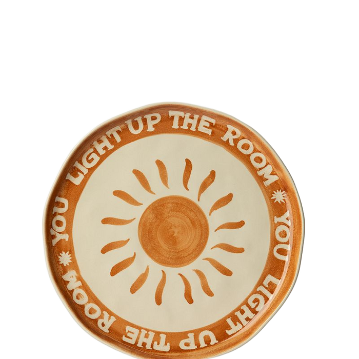 Sissy-Boy Beige dinerbord met zon