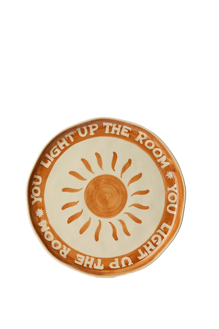 Sissy-Boy Beige dinerbord met zon