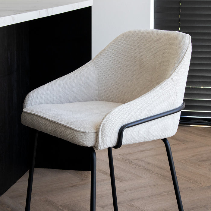 Giga Meubel - Barstoel Maxime Beige  - Set van 2