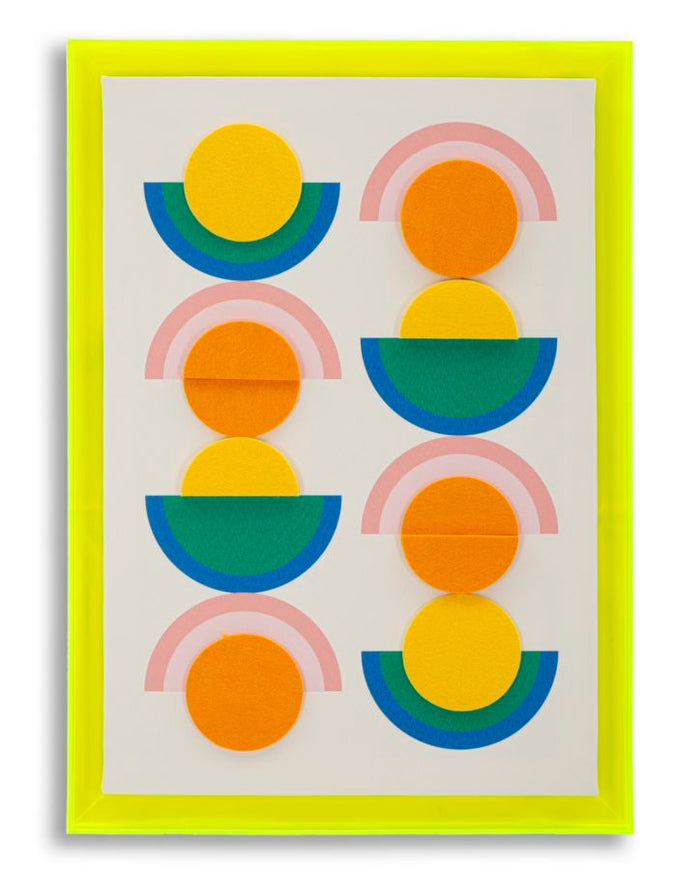 Print op gelakt canvas met acryl frame cm 50x3,3x70