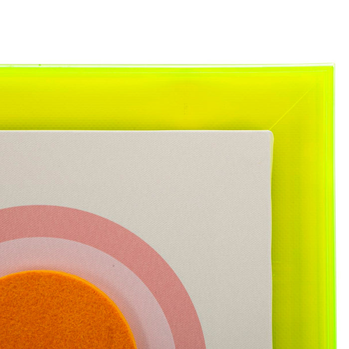 Print op gelakt canvas met acryl frame cm 50x3,3x70