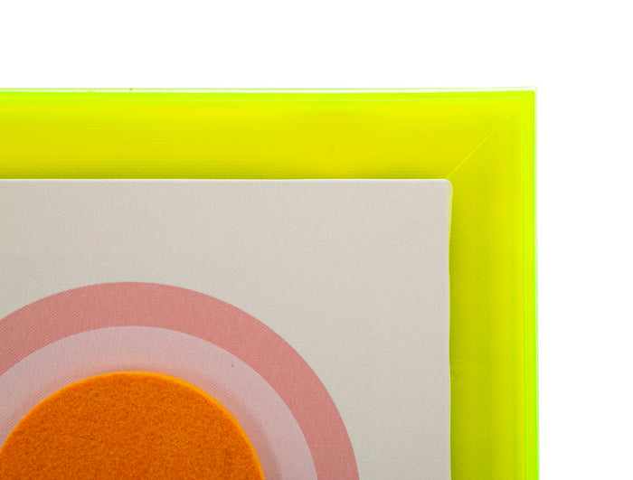 Print op gelakt canvas met acryl frame cm 50x3,3x70