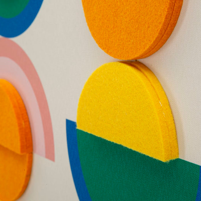 Print op gelakt canvas met acryl frame cm 50x3,3x70