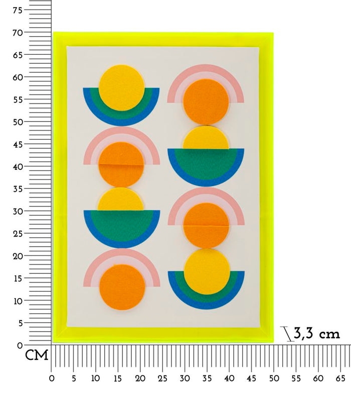Print op gelakt canvas met acryl frame cm 50x3,3x70