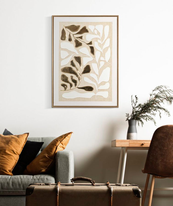 Schilderij op canvas met lijst cm 50x3x70