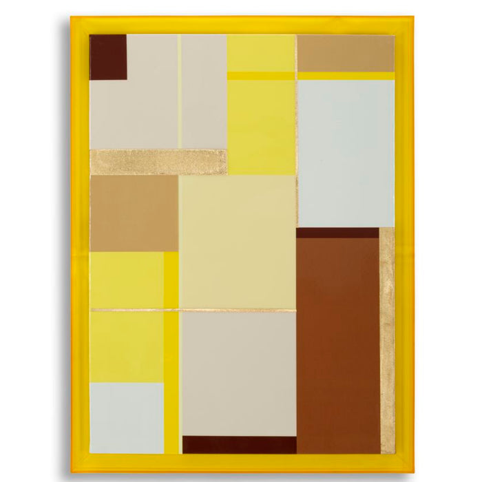 Print op gelakt canvas met acryl frame cm 60x3,3x80