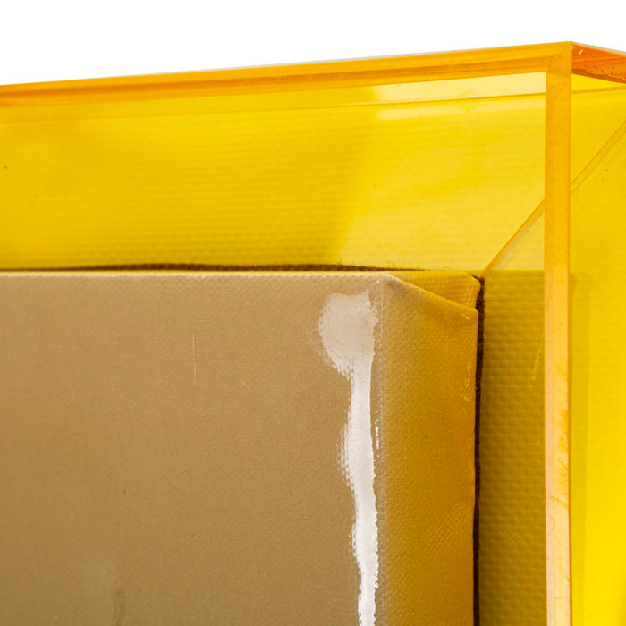 Print op gelakt canvas met acryl frame cm 60x3,3x80