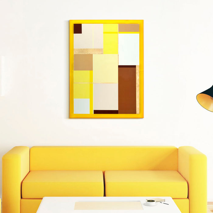 Print op gelakt canvas met acryl frame cm 60x3,3x80