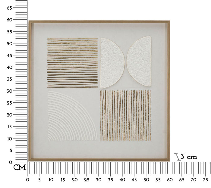 Canvasprint met lijst 60x3x60 cm