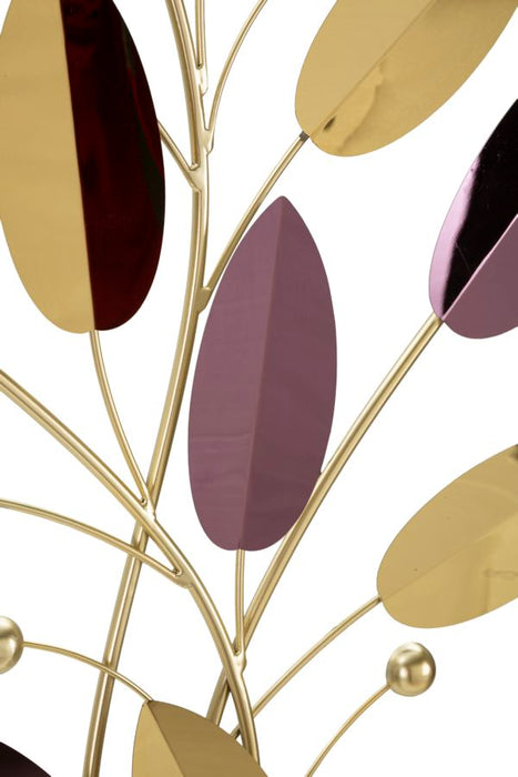 Decoratief paneel in 3D bladeren cm 59x3,8x98,4