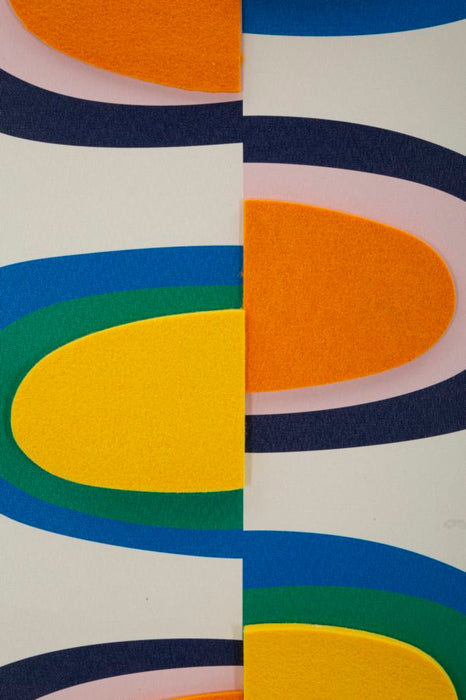 Print op gelakt canvas met acryl frame cm 50x3,3x70