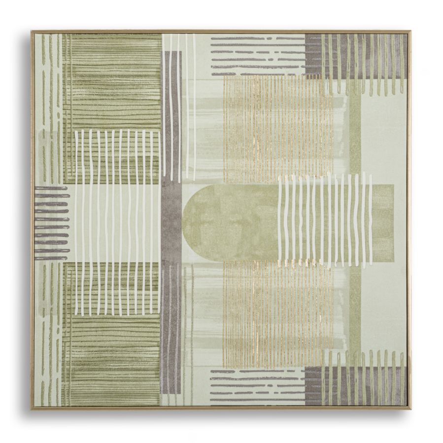 Canvasprint met lijst 60x3x60 cm