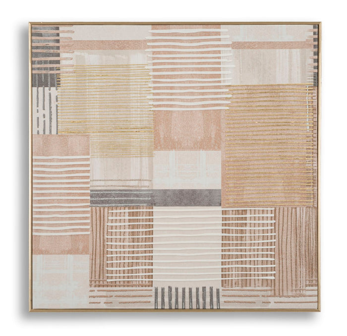 Canvasprint met lijst 60x3x60 cm