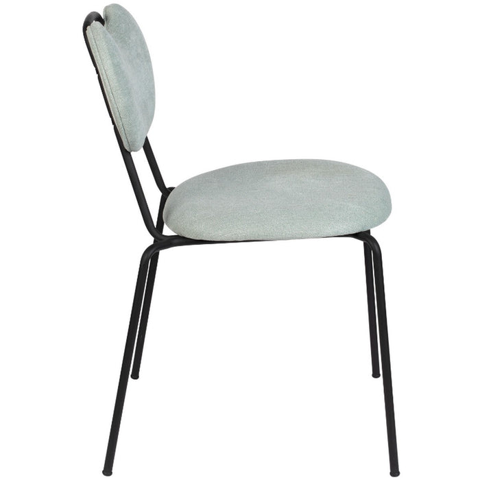 Puur - Askim eetkamerstoel stof groen