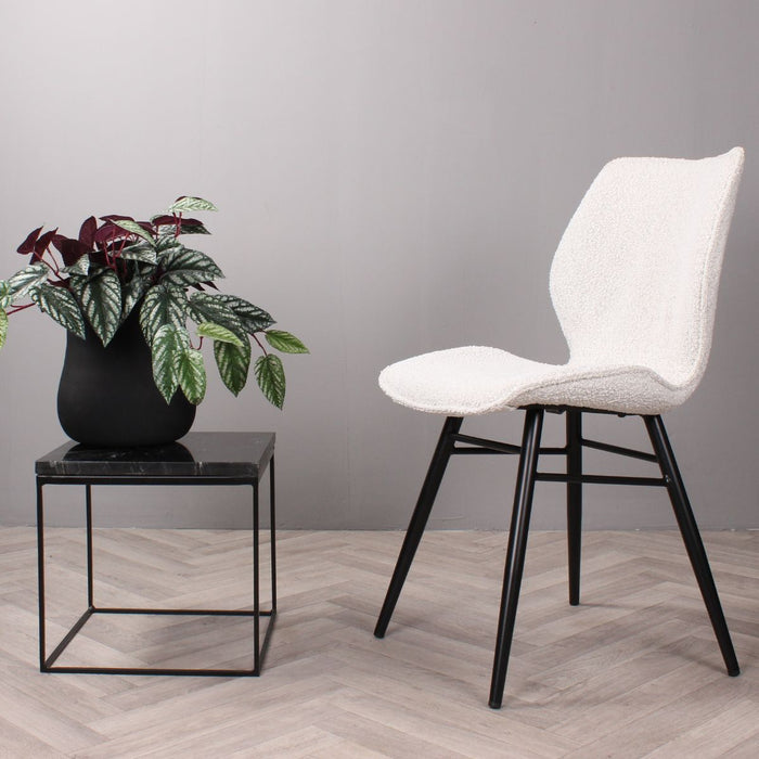 DS4U - Tony eetkamerstoel boucle - ivoor