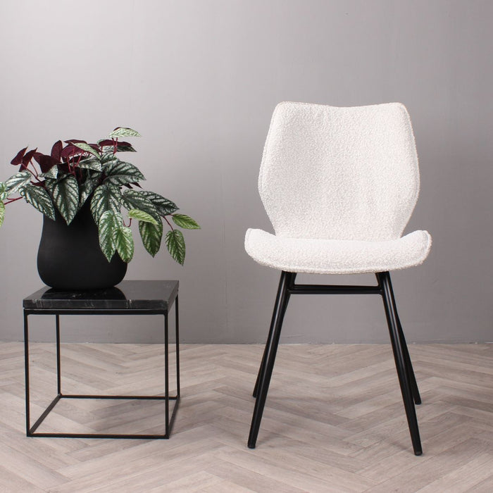 DS4U - Tony eetkamerstoel boucle - ivoor