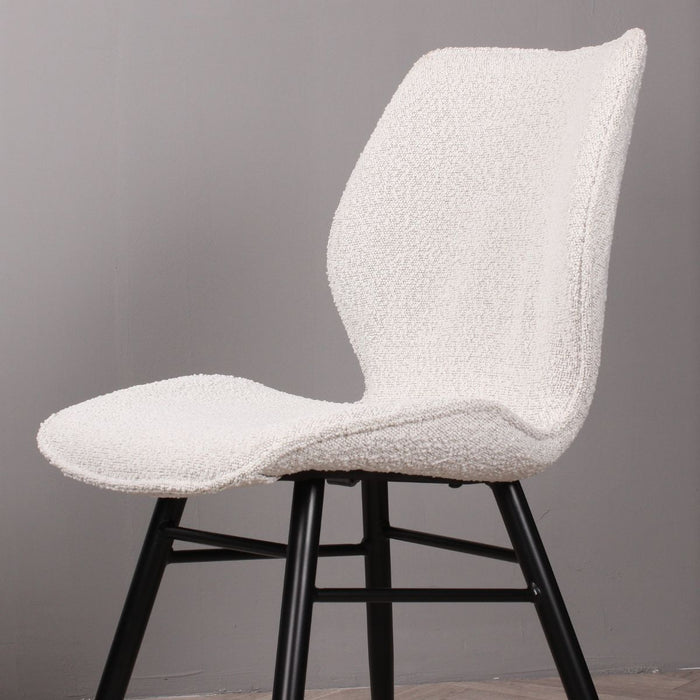 DS4U - Tony eetkamerstoel boucle - ivoor