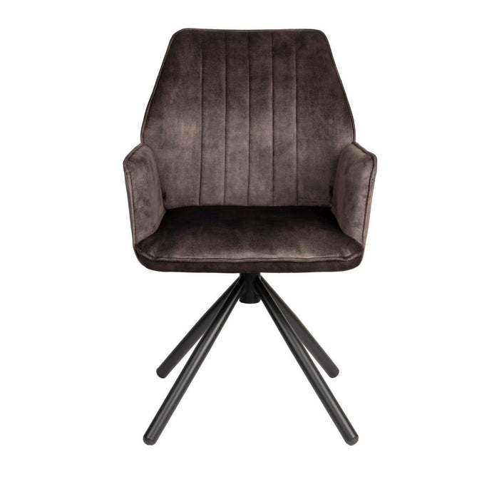 Puur - Carmen eetkamerstoel - donkerbruin